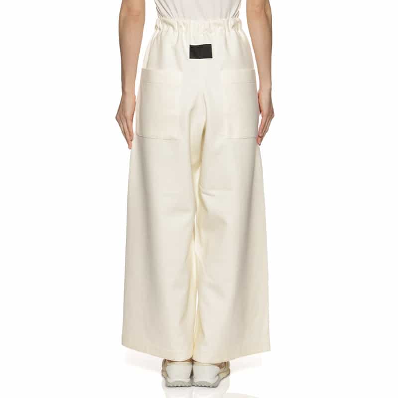 COGTHEBIGSMOKE サイドシームレス ワイドレッグパンツ IVORY