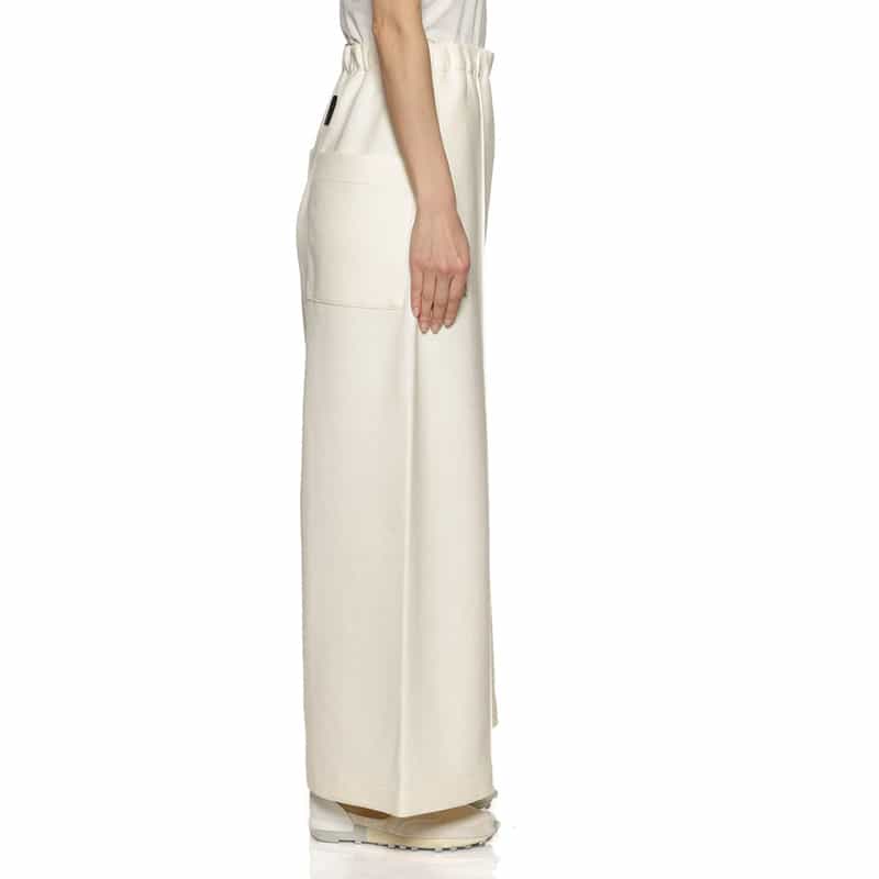 COGTHEBIGSMOKE サイドシームレス ワイドレッグパンツ IVORY