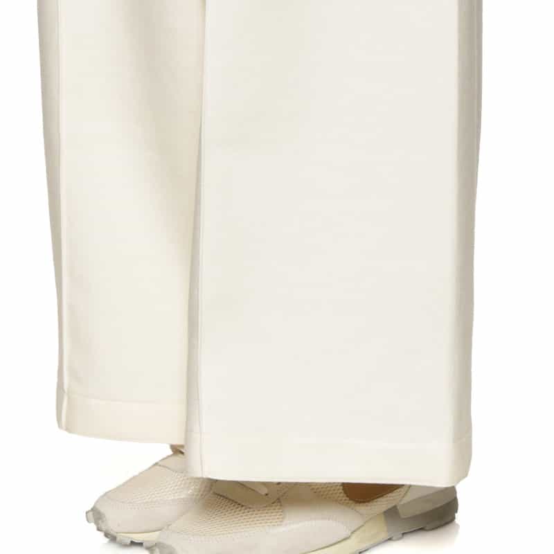 COGTHEBIGSMOKE サイドシームレス ワイドレッグパンツ IVORY