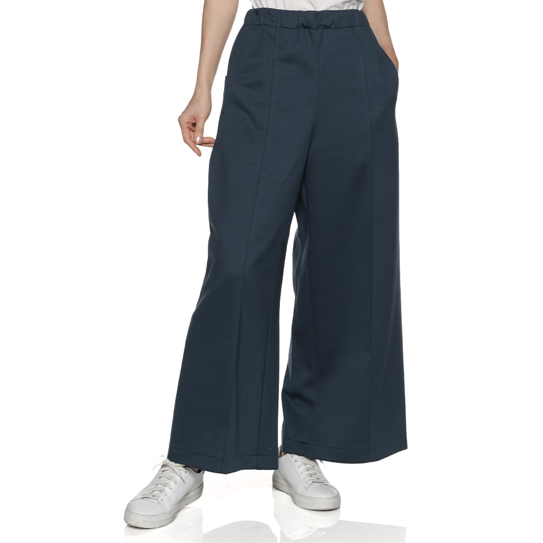 サイドシームレス ワイドレッグパンツ
