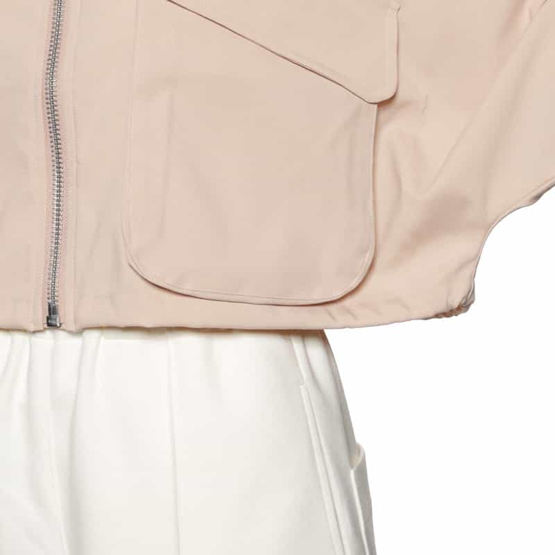 COGTHEBIGSMOKE フロントジップアップ フーデッドブルゾン PINK