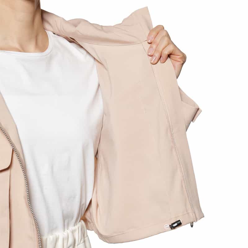 COGTHEBIGSMOKE フロントジップアップ フーデッドブルゾン PINK