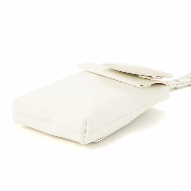 COGTHEBIGSMOKE レザー クロスボディポシェット WHITE