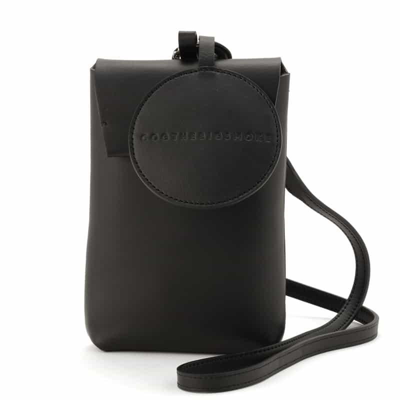 COGTHEBIGSMOKE レザー クロスボディポシェット BLACK