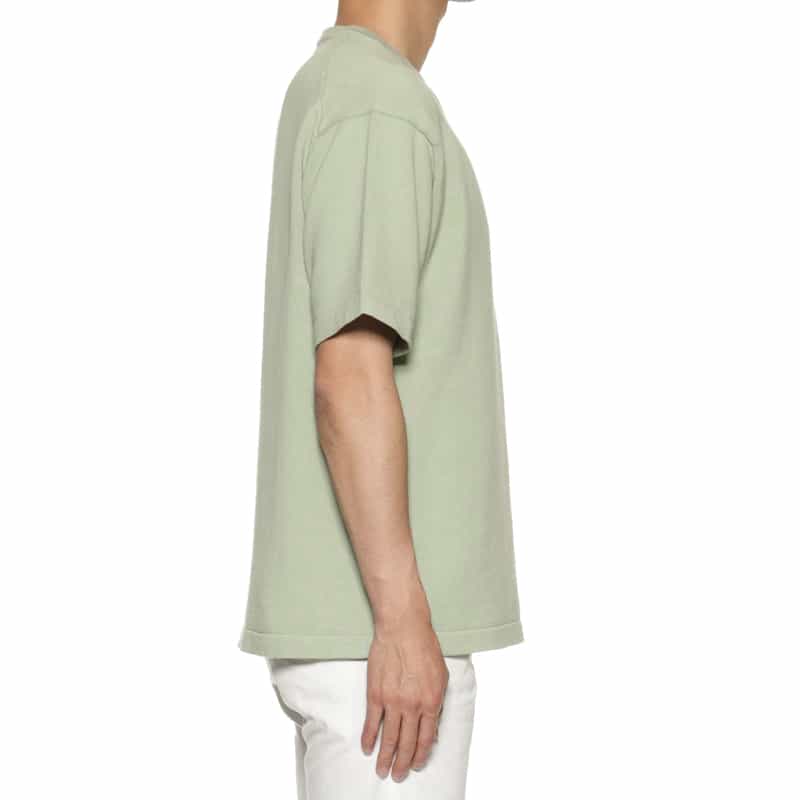 BARNEYS NEW YORK コットン素材ポケット付きニットTシャツ GREEN