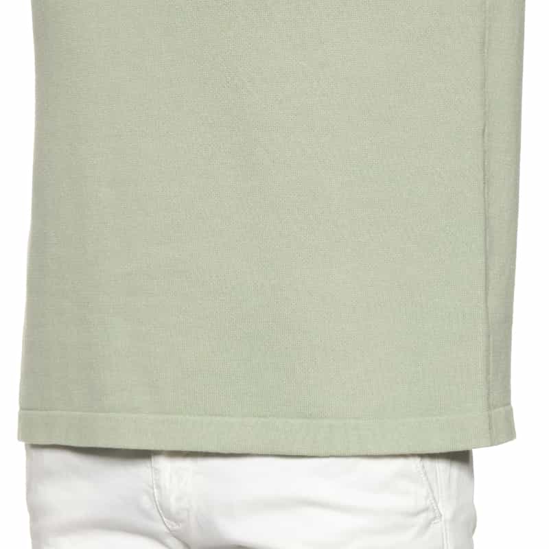 BARNEYS NEW YORK コットン素材ポケット付きニットTシャツ GREEN