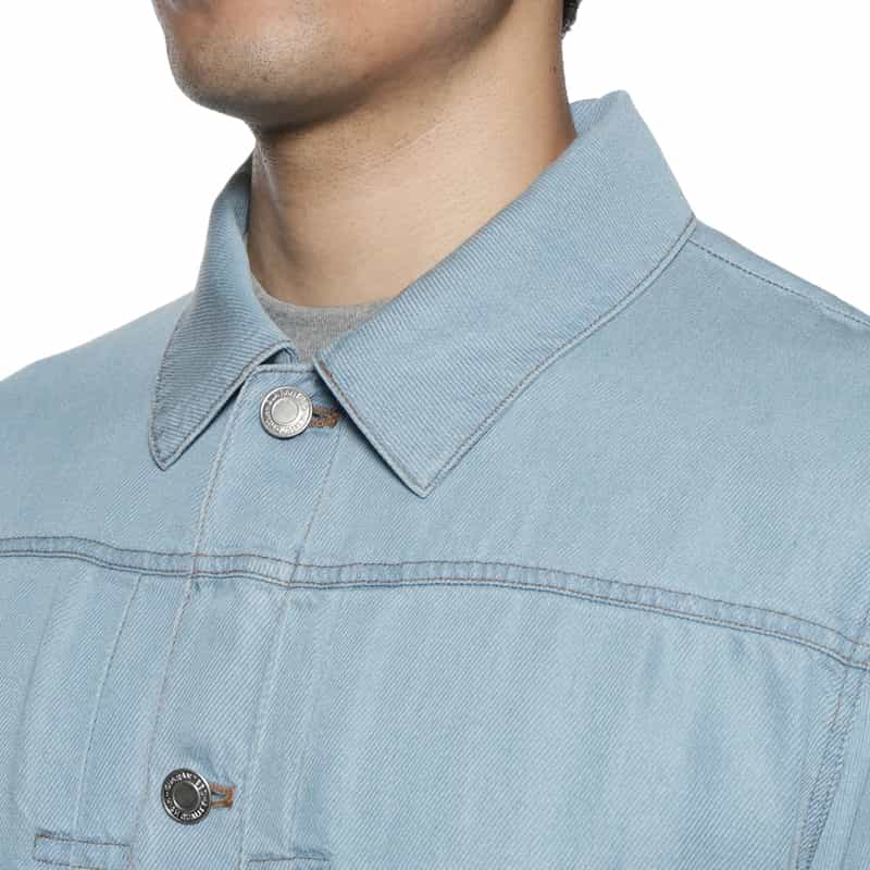 BARNEYS NEW YORK ウォッシャブル デニムジャケット LIGHT BLUE