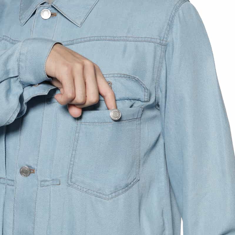 BARNEYS NEW YORK ウォッシャブル デニムジャケット LIGHT BLUE