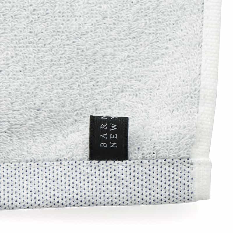 BARNEYS NEW YORK "BARNEYS" ロゴ入りフェイスタオル NAVY