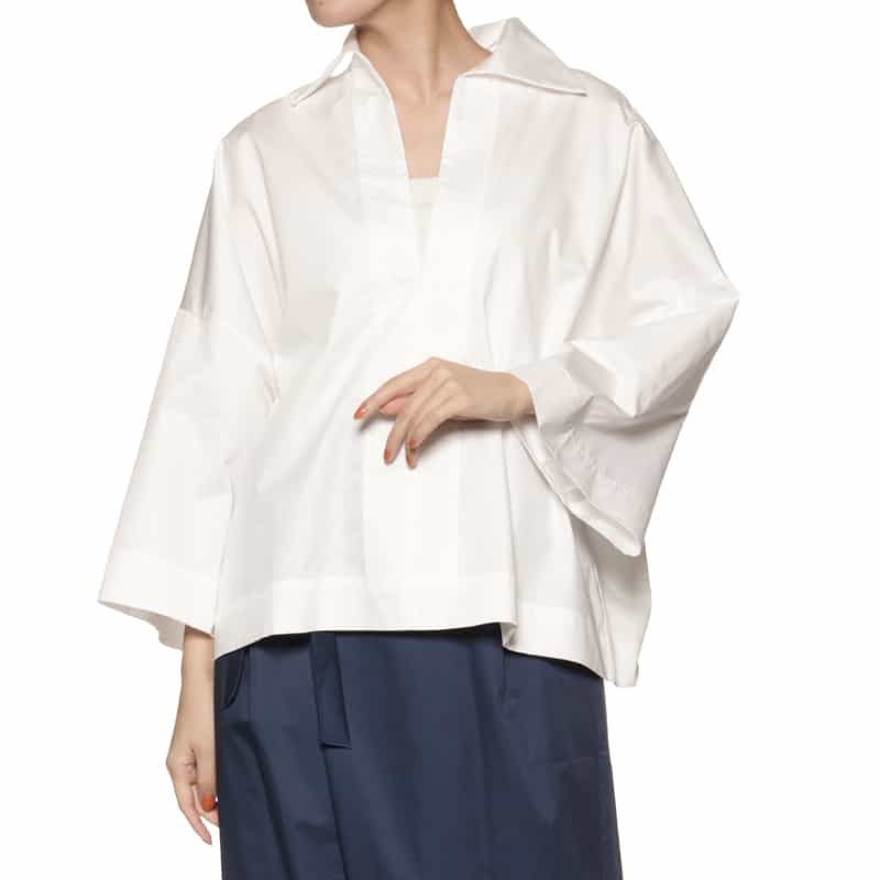 DEVOTION TWINS スキッパーブラウス WHITE