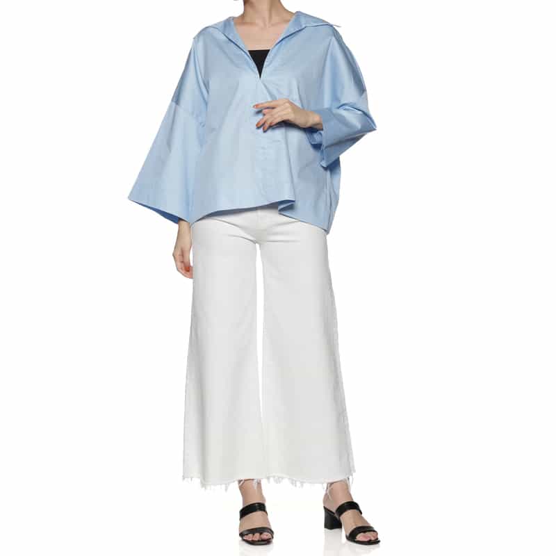 DEVOTION TWINS スキッパーブラウス LT BLUE