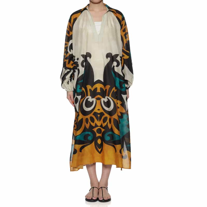 DEVOTION TWINS スキッパー ロングドレス MULTICOLOR