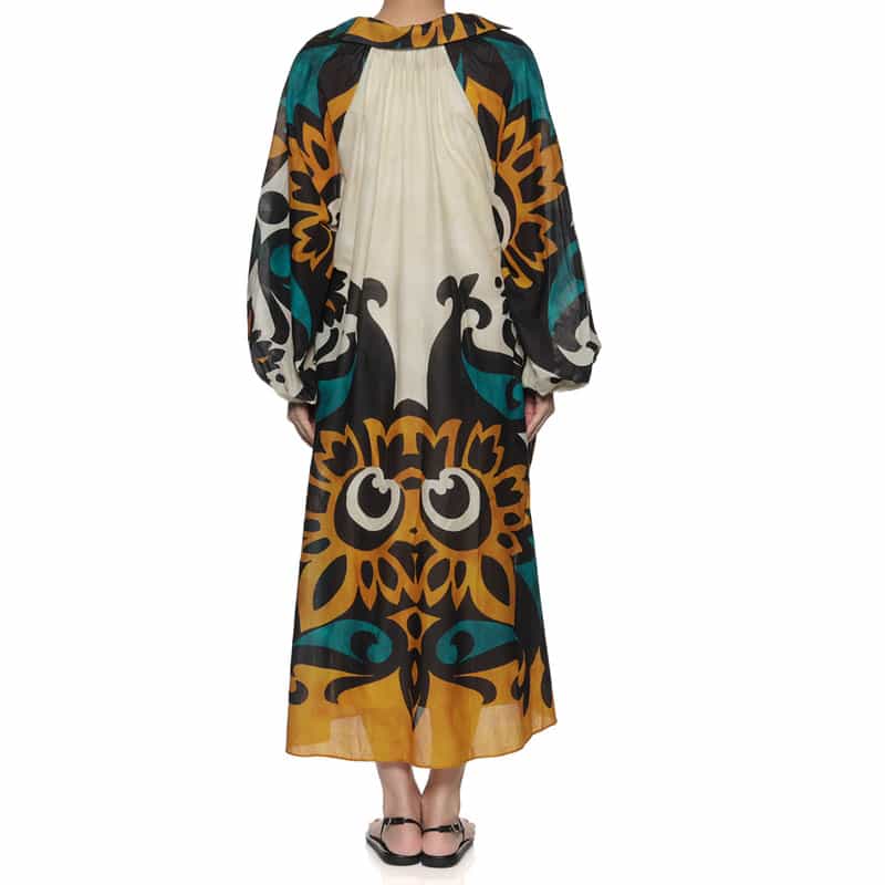 DEVOTION TWINS スキッパー ロングドレス MULTICOLOR