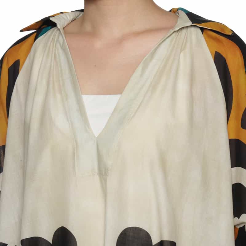 DEVOTION TWINS スキッパー ロングドレス MULTICOLOR