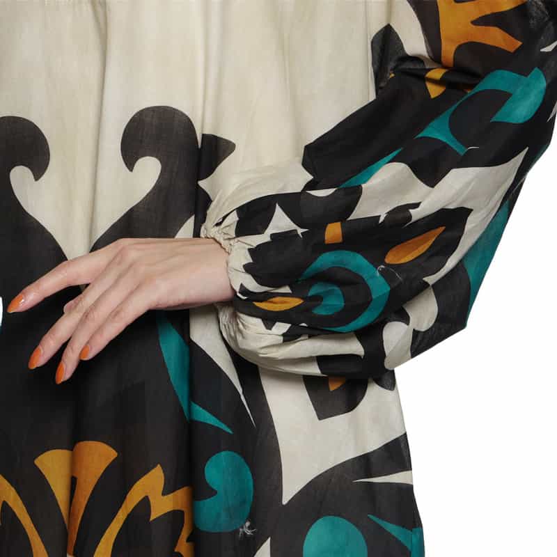 DEVOTION TWINS スキッパー ロングドレス MULTICOLOR