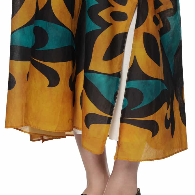 DEVOTION TWINS スキッパー ロングドレス MULTICOLOR