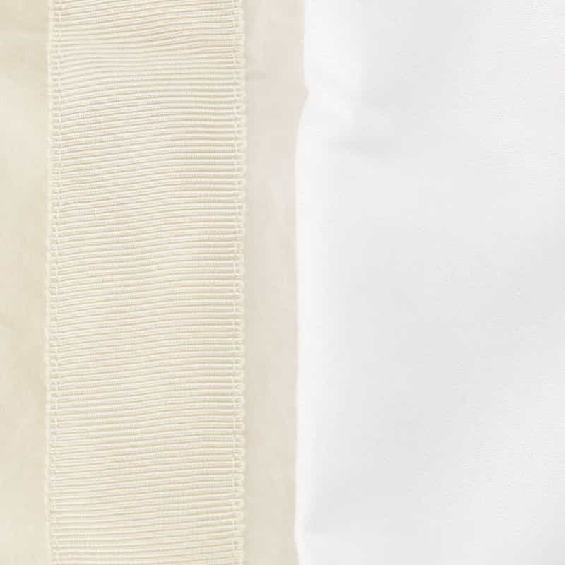 BARNEYS NEW YORK ウォッシャブル ラインスリーブ チュニックプルオーバー WHITE