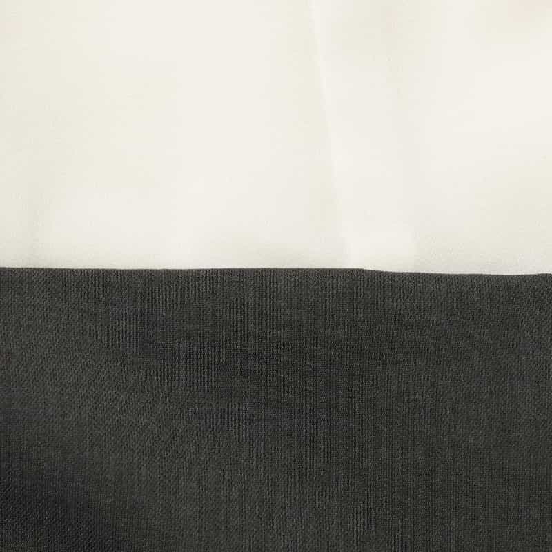 BARNEYS NEW YORK バイカラーノースリーブドレス WHITE