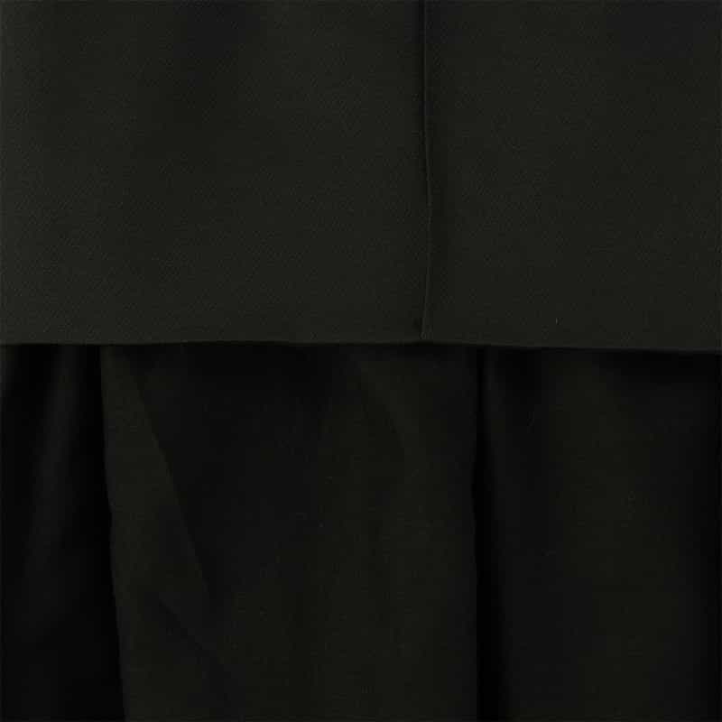 BARNEYS NEW YORK コンビネーション オーガンジーヘム パンツ BLACK