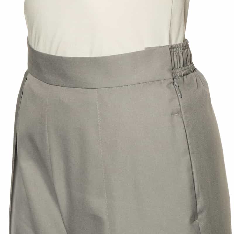 BARNEYS NEW YORK コンビネーション オーガンジーヘム パンツ GRAY