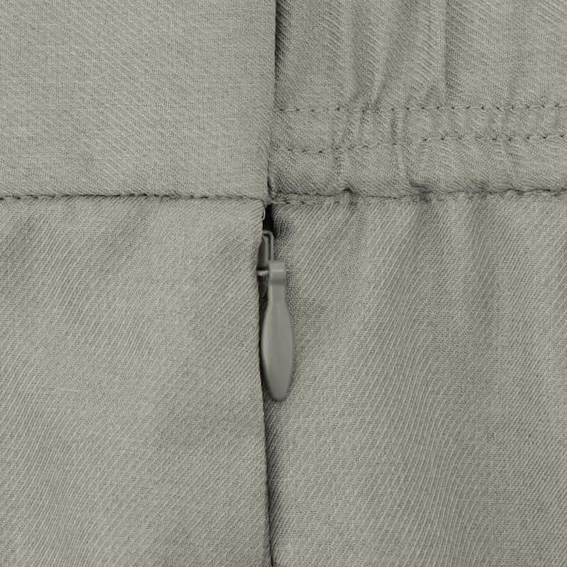 BARNEYS NEW YORK コンビネーション オーガンジーヘム パンツ GRAY