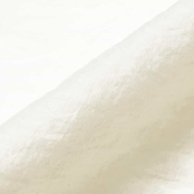 BARNEYS NEW YORK シアー素材フロントホックブラウス WHITE