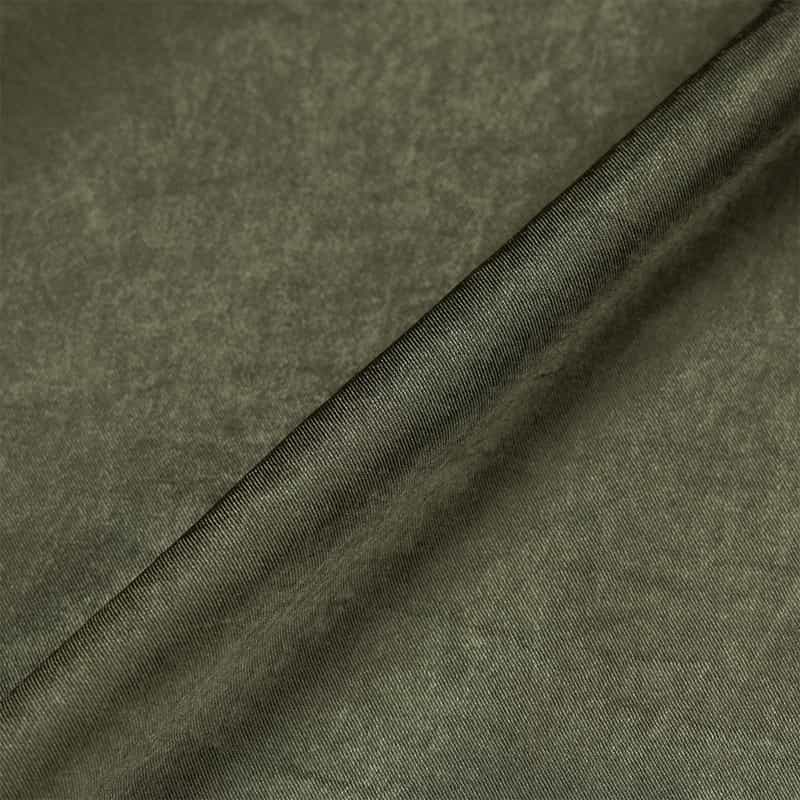 BARNEYS NEW YORK ウォッシャブル サテン ノースリーブロングドレス KHAKI