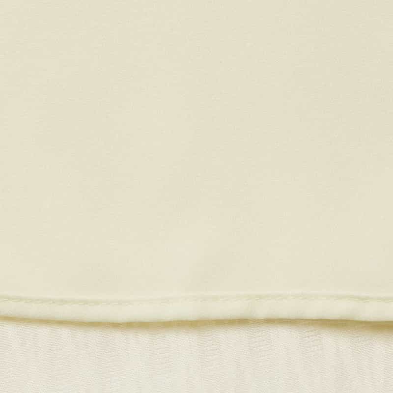 BARNEYS NEW YORK セットアップ ウォッシャブル シャギー素材ワイドクロップドパンツ WHITE