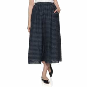 セットアップ ウォッシャブル シャギー素材ワイドクロップドパンツ