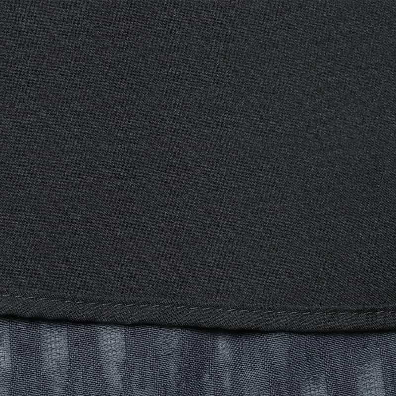 BARNEYS NEW YORK セットアップ ウォッシャブル シャギー素材ワイドクロップドパンツ NAVY