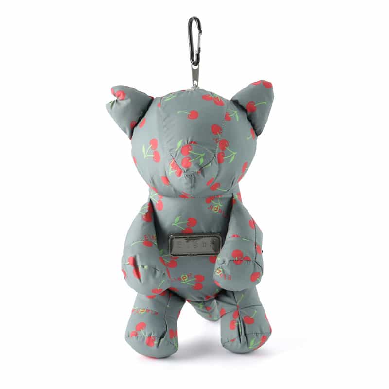 ELEPH ELEPH＜エレフ＞キャットチャーム付きエコバッグ（L） GRAY