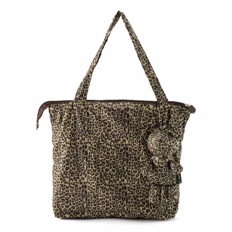 ELEPH ELEPH＜エレフ＞キャットチャーム付きエコバッグ（M） BEIGE