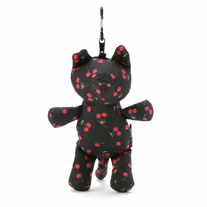 ELEPH ELEPH＜エレフ＞キャットチャーム付きエコバッグ（M） BLACK