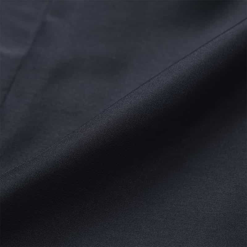 BARNEYS NEW YORK ウォッシャブル タック入りフレアスカート NAVY