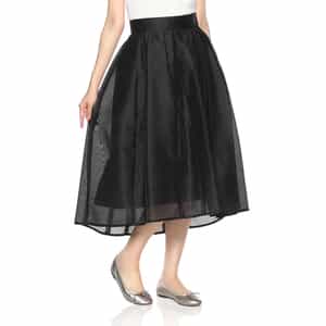 ウォッシャブル タック入りフレアスカート