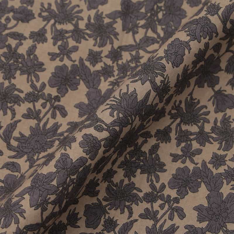 BARNEYS NEW YORK ウォッシャブルドローリングプリントパンツ BEIGE