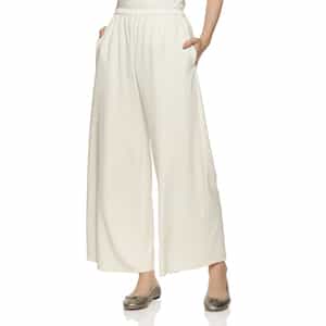 ウォッシャブル ワイドシルエットパンツ