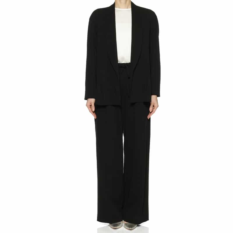 BARNEYS NEW YORK セットアップ トリコットジャケット BLACK