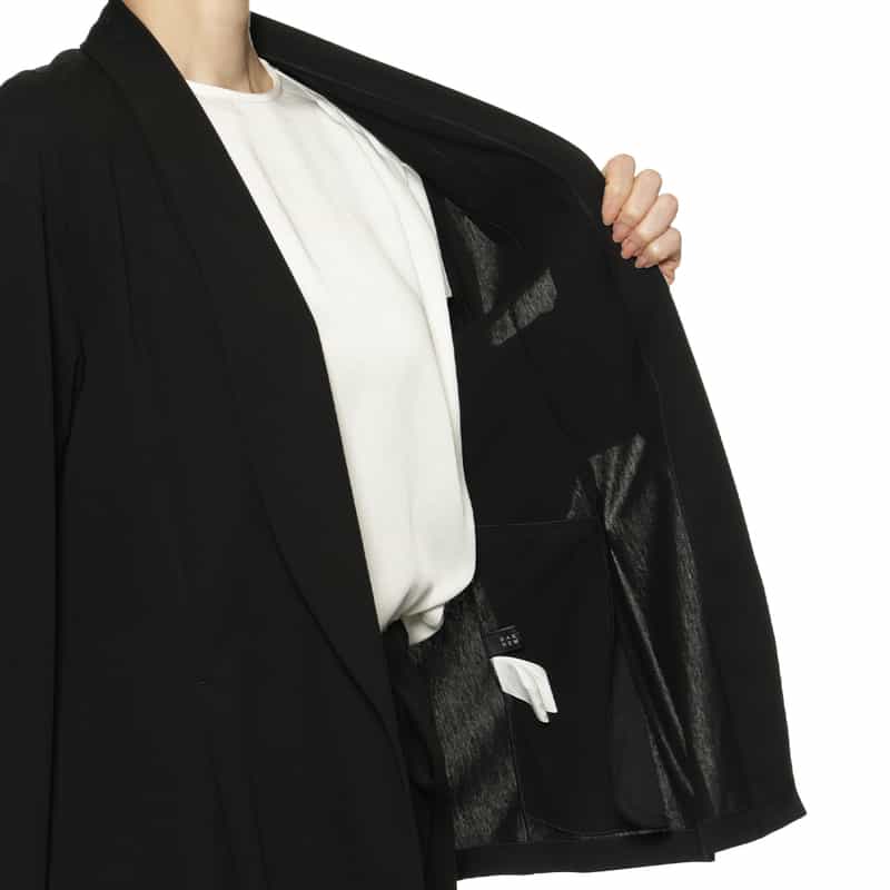 BARNEYS NEW YORK セットアップ トリコットジャケット BLACK