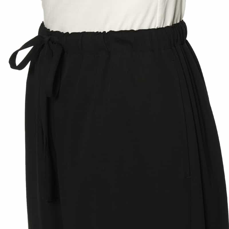 BARNEYS NEW YORK セットアップ ウォッシャブル ワイドパンツ BLACK