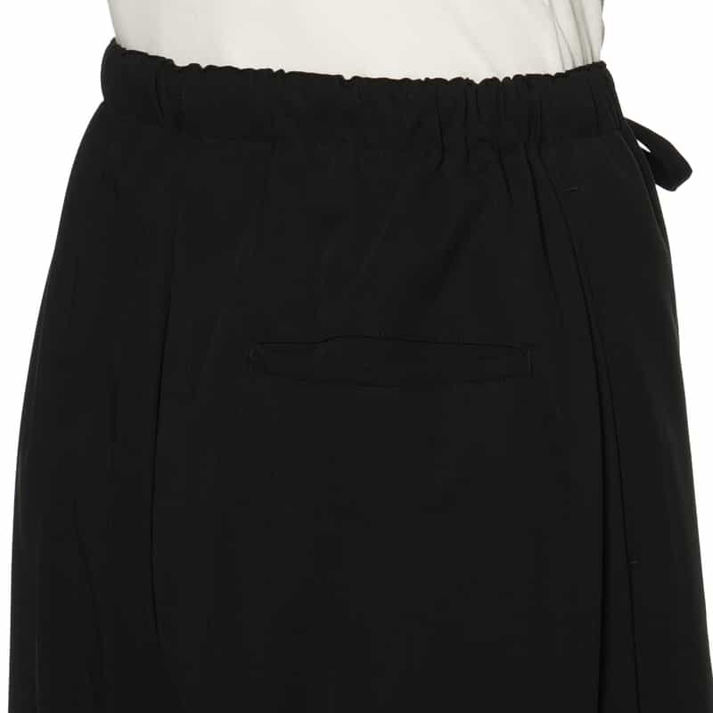 BARNEYS NEW YORK セットアップ ウォッシャブル ワイドパンツ BLACK