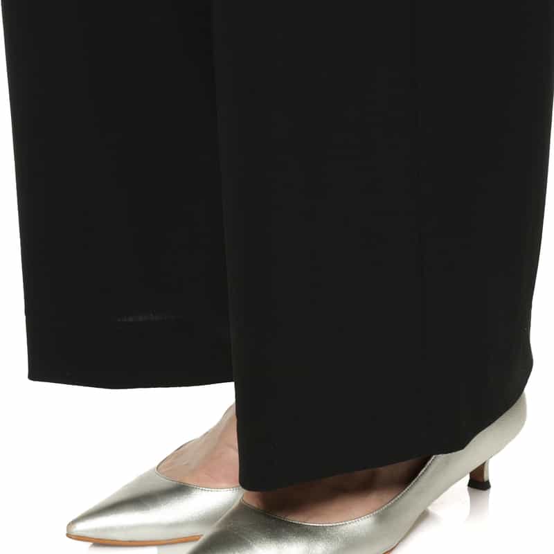 BARNEYS NEW YORK セットアップ ウォッシャブル ワイドパンツ BLACK