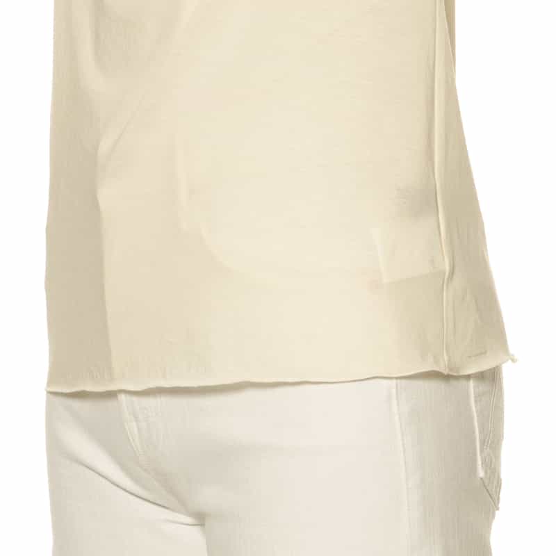 BARNEYS NEW YORK ウォッシャブル シアーカットソー OFF WHITE