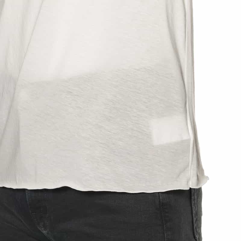 BARNEYS NEW YORK ウォッシャブル シアーロングスリーブカットソー WHITE