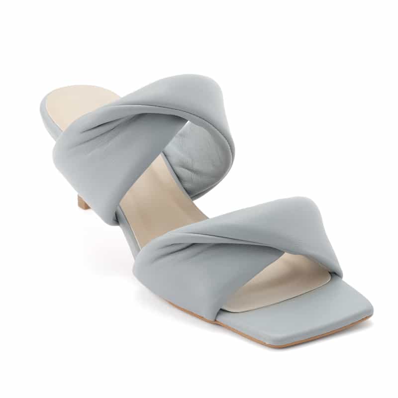 BARNEYS NEW YORK Wツイストサンダル LIGHT BLUE