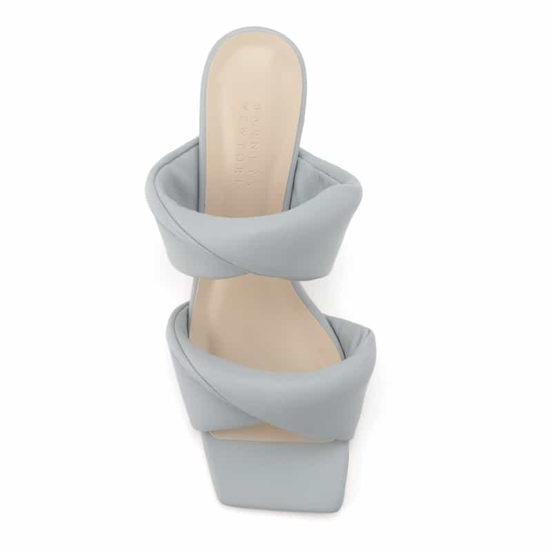 BARNEYS NEW YORK Wツイストサンダル LIGHT BLUE