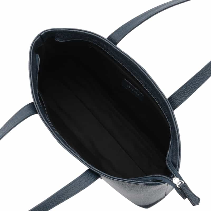 BARNEYS NEW YORK オンラインストア限定　横型レザートートバッグ NAVY