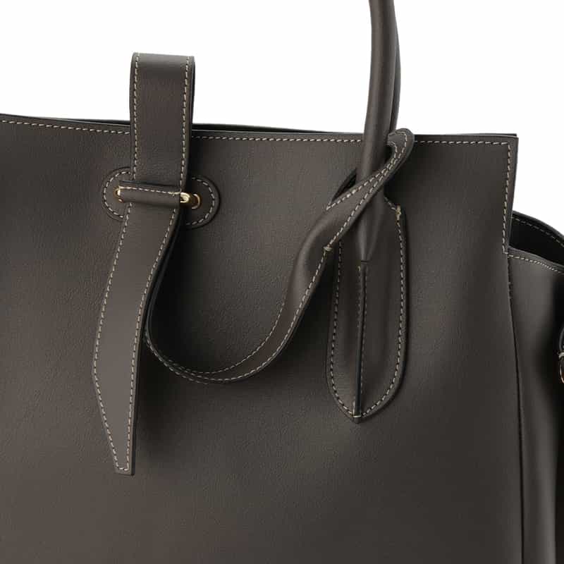 BOLDRINI SELLERIA BOLDRINI SELLERIA＜ボルドリーニ セレリア＞レザートートバッグ GRAY