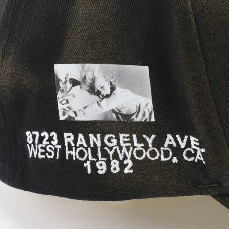 PALY HOLYWOOD PALY HOLLYWOOD ＜パリー ハリウッド＞ エンブロイダリーキャップ BLACK