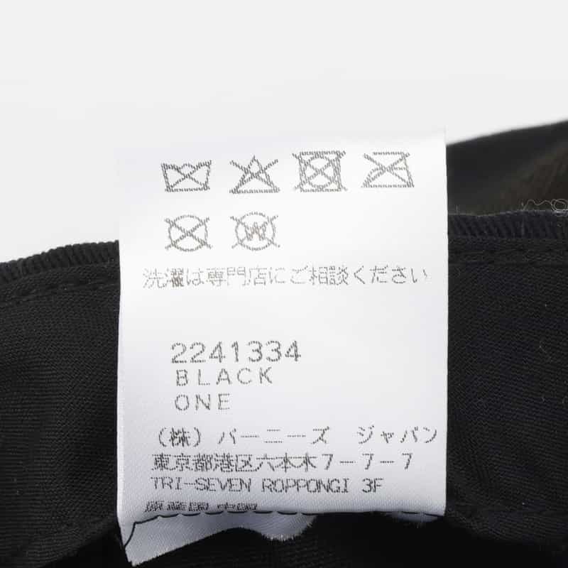 PALY HOLYWOOD PALY HOLLYWOOD ＜パリー ハリウッド＞ エンブロイダリーキャップ BLACK